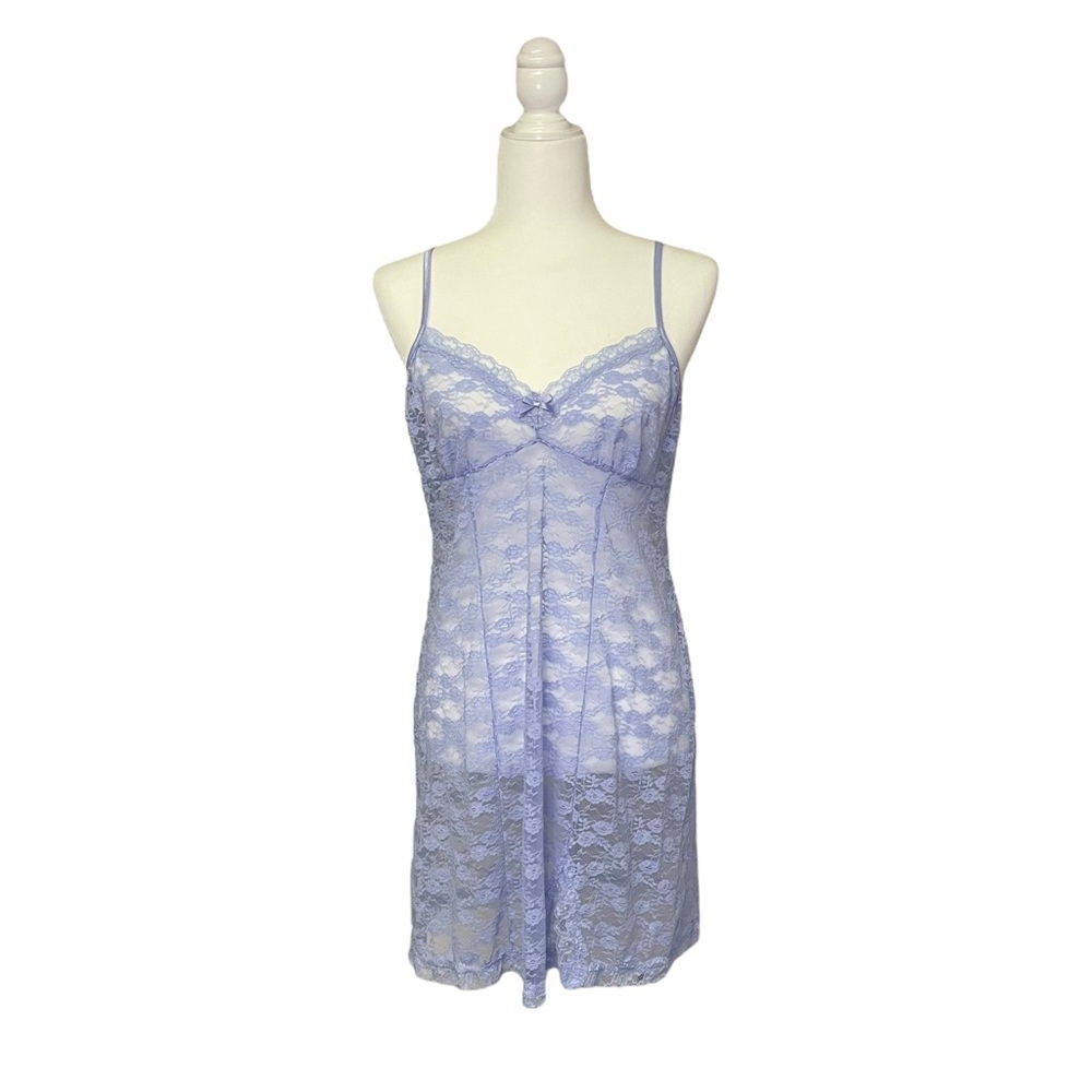 Apt 9 Lilac Purple Lace Slip Dress Lingerie Large